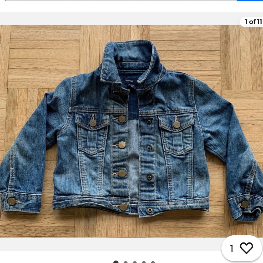 Baby Gap 1969 Denim Jean Jacket. Size 12-18 - Picture 2 of 7